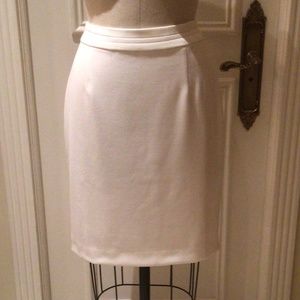 “White|Black” suit pencil skirt white new